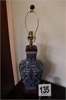 Oriental Style Lamp Base (No Shade)