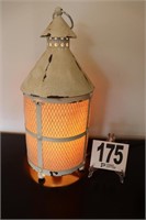 19" Tall Metal Lantern Lamp