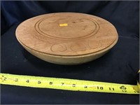 Wood Bowl With Lid