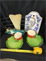 Snack Plates & Cups, Towel Holder, Ceramic Cutting