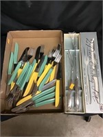 Stainless Steel Carving Set And Utensils