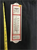 American Tel & Tel Co Metal Thermometer
