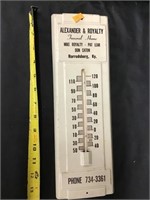 Alexander& Royalty Metal Thermometer