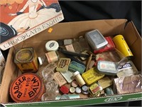 Assorted Tins And Bottles