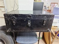 Metal Chest Needs Handles But Good Cond. Otherwise