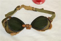 Vintage Military Cold Weather Goggles ~ As Is