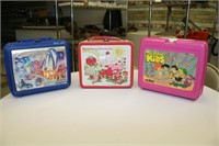 Lot of 3 Vintage Lunchboxes ~ As Is
