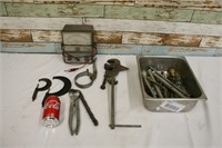Old Hand Tools, Clamps, & Meter Lot