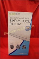 PureLux Gel Memory Foam Simply Cool Pillow