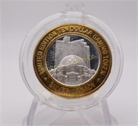 Ten Dollar .999 Silver Gaming Token