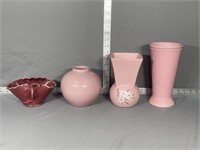 Pink Mid Century Pottery