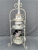 Tea Cup Rack & Tea cup/Saucer Sets