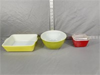 Pyrex Casserole dish, bowl, refrigerator dish