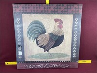 Canvas Rooster Picture
