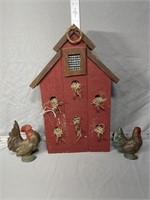 Wooden Bird House, Ceramic salt and pepper