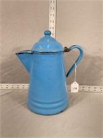 vintage enamelware coffee pot