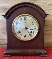 Vintage Waterbury silent chime mantle clock