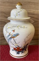 Small Japanese pheasant urn