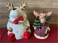 Christmas cookie jar/candle holder