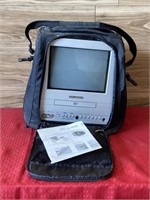 Sylvania tv dvd combo with carry case