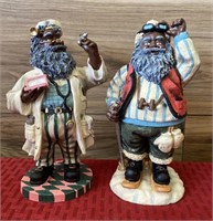 Santa figurines