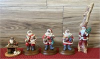 Santa clause figurines