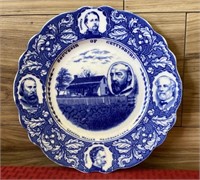 10" souvenir of Gettysburg commemorative plate