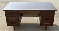 Wooden desk - 60" x 30“ x 29"