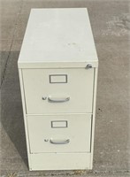 2 drawer metal file cabinet- 15" x 30“ x 30"