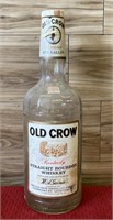 1 gallon old crow Kentucky bourbon whiskey bottle