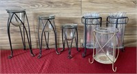 Assorted candle stands