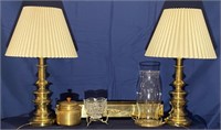 6 pcs Brass Items Home Décor-Lamps and More