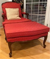 D R Kincaid Walnut Queen Anne Parlor Chair w/Ottom