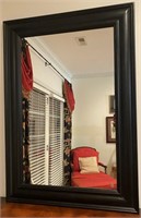 Large Black Entry Mirror