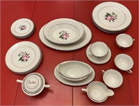 22 pcs Royal Jackson Fine China Porcelain Rose