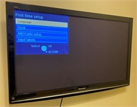 50" Panasonic LCD Flat Screen TV w/Mount