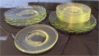 15 Pcs Glass Plates