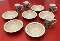 10 Pcs Bowls & Mugs