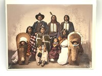 Antique 1900 Ute Tribal Chief Sevara & Family