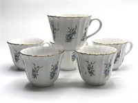 6 Vintage Spode Bone China Teacups