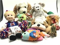 Box of 8 Assorted Beanie Babies