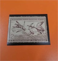 1953 US Department of the Interior Duck Stamp.