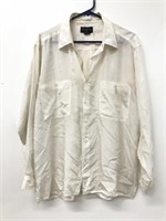 Women’s Vintage Silk Button Up Shirt by Surprise