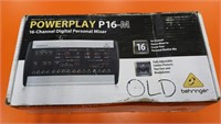Behringer Power play P16-M 16 channel digital
