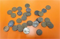 Bag of old US coins