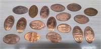Collection of vintage Legoland Rolled Pennies