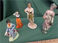 Four Piece (4pc) Ladies Figurines