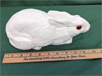 Milk Glass Rabbit