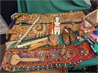 Ceremonial Sash, Baby Shoes & Other Items