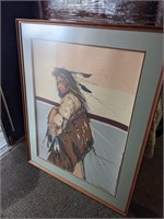 Native American Print - Artist Signed
